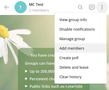 telegram add member
